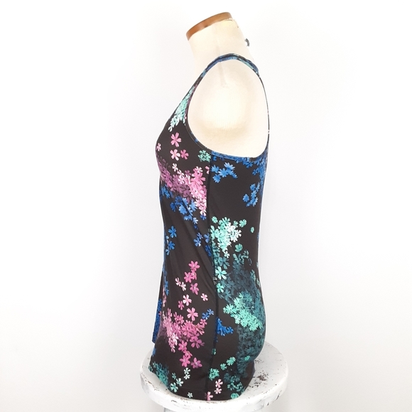 Lululemon Cool Racerback Tank In Floral Print Size 4 - Picture 4 of 8